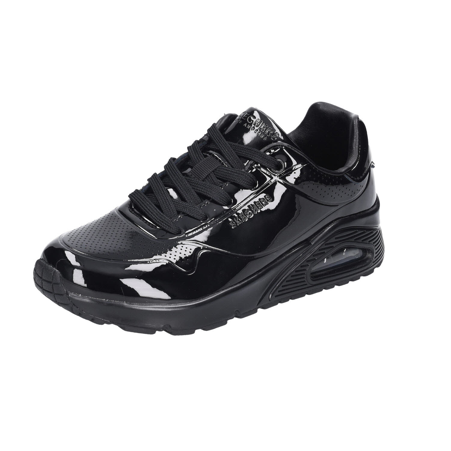 Skechers Uno Lack schwarz