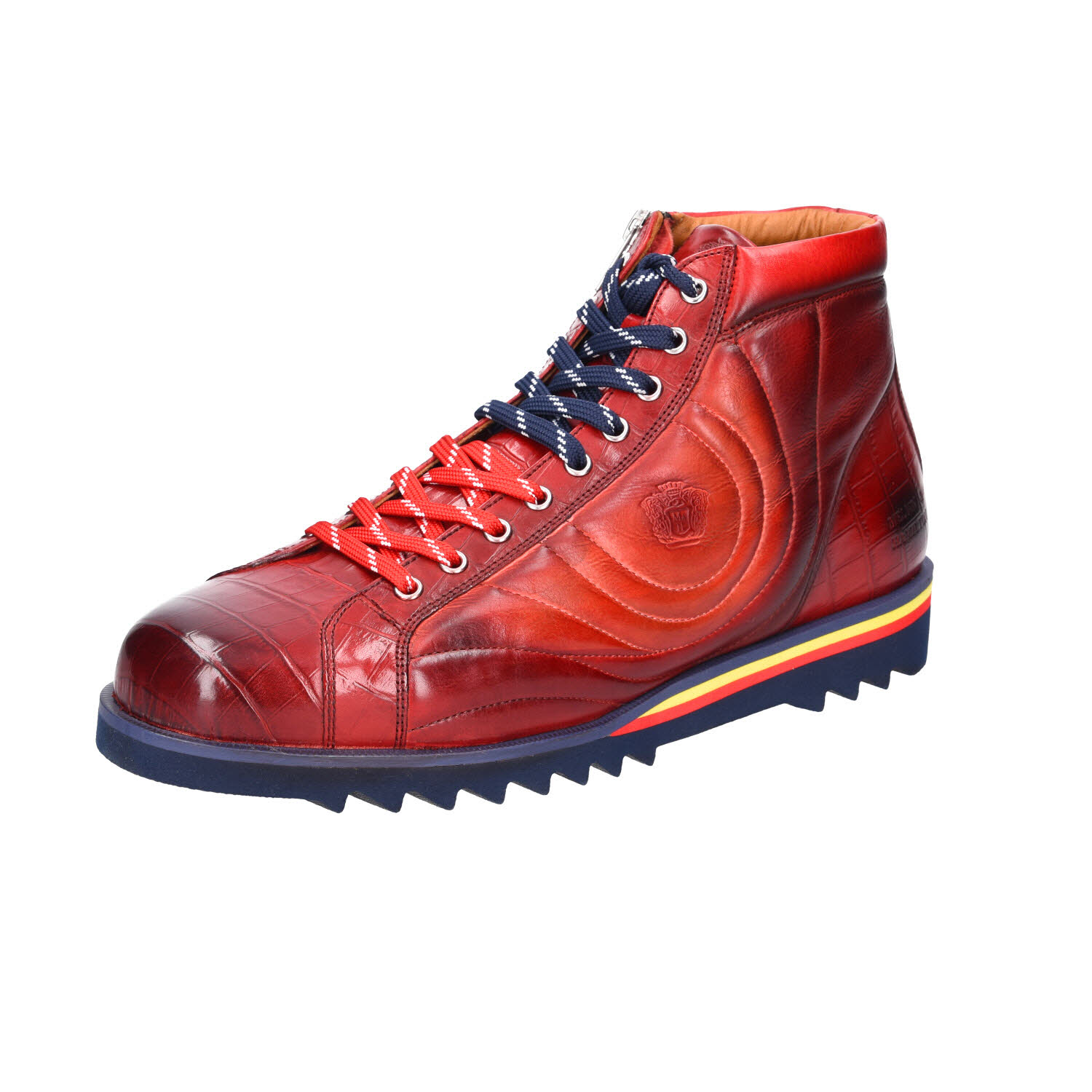 Melvin&Hamilton Hadrian 8 Crust Print 23 Ruby rot