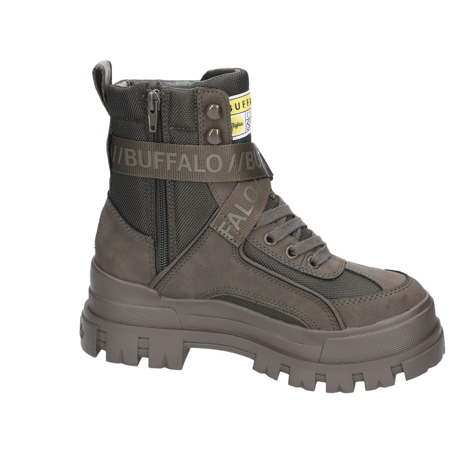 Buffalo ASPHA COM1 LACEUP MID - VEGAN,KHAKI grün Bild 20