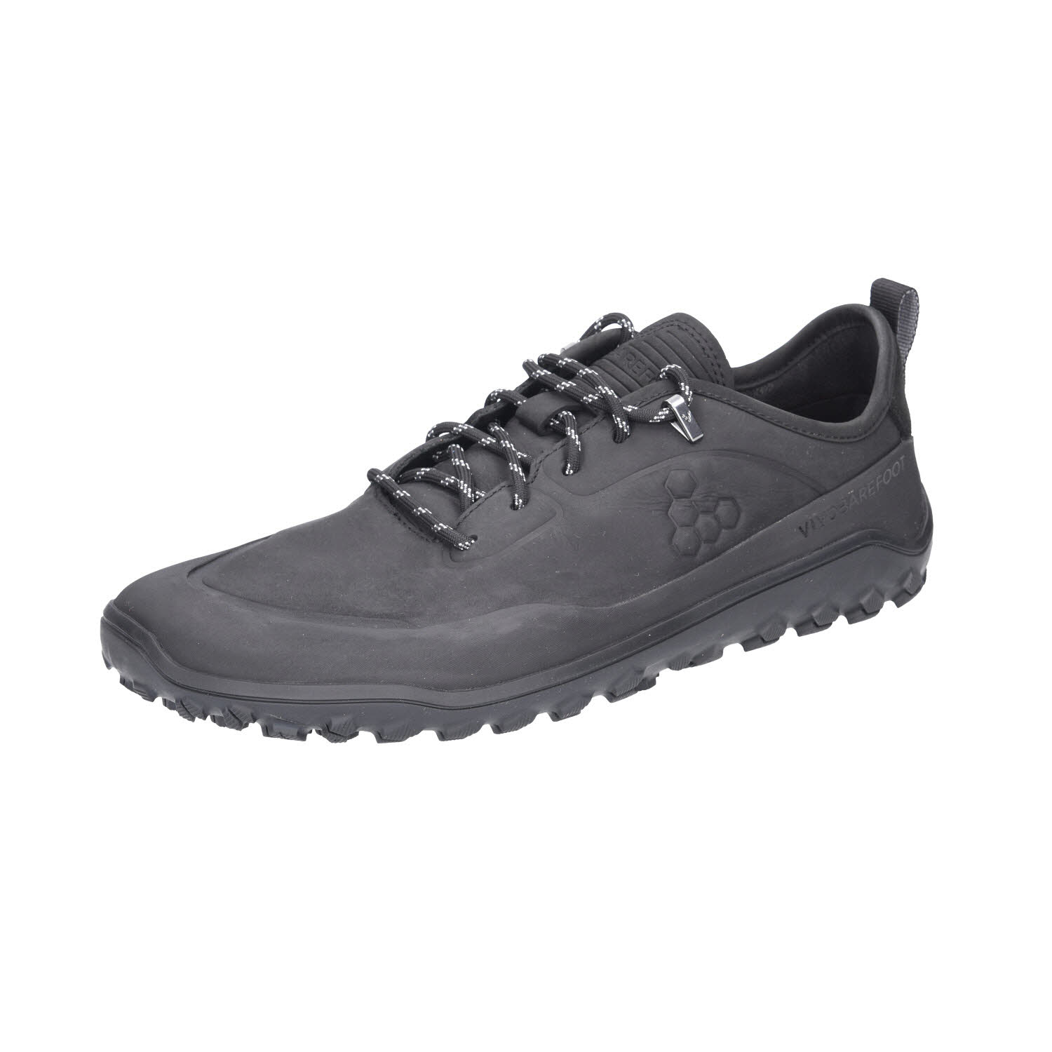 Vivobarefoot Tracker Leather Low Obsidian schwarz