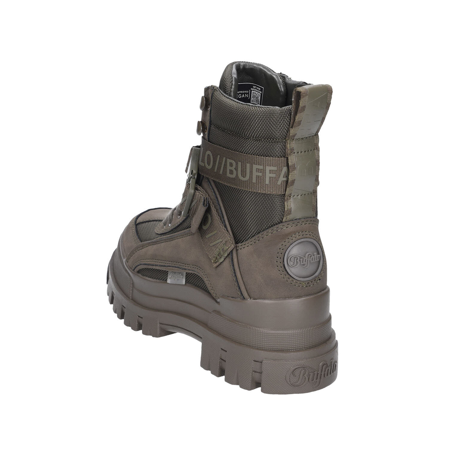 Buffalo ASPHA COM1 LACEUP MID - VEGAN,KHAKI grün Bild 11