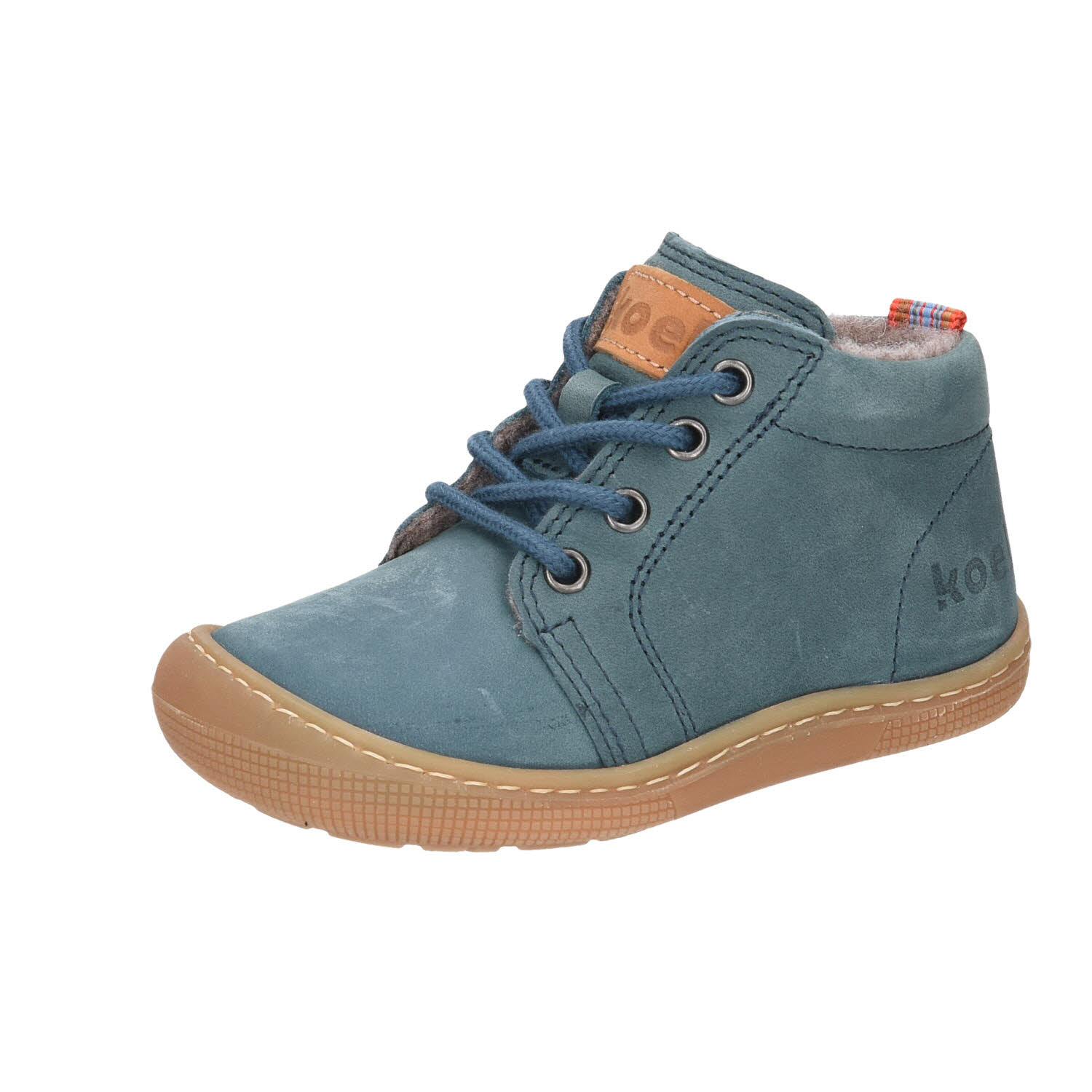 Koel4Kids Bernardino M Wollfutter Turquoise türkis