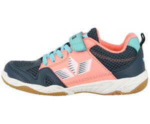 Lico Hallen-Sportschuhe Marine/Lachs blau