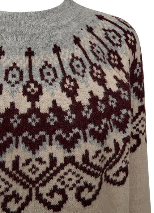 FREE/QUENT Merla Pullover Moonbeam beige Bild 3