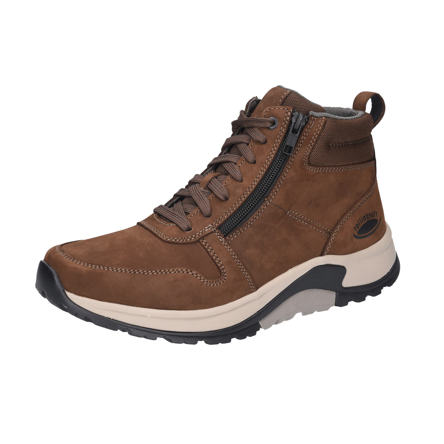 Pius Gabor Sneaker mid Rolling soft braun Weite G