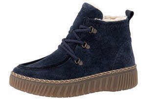 Remonte Winter Boot Lammfell Tex Mare blau Weite G