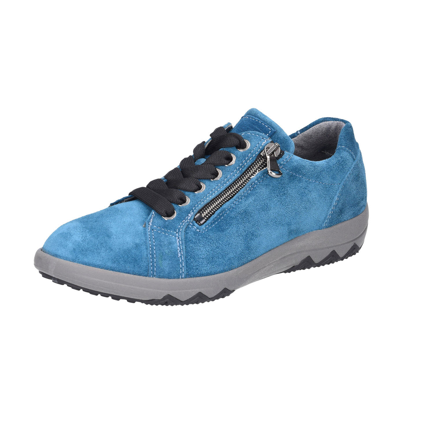 Waldläufer H-Teresa Suede Lago blau Weite H