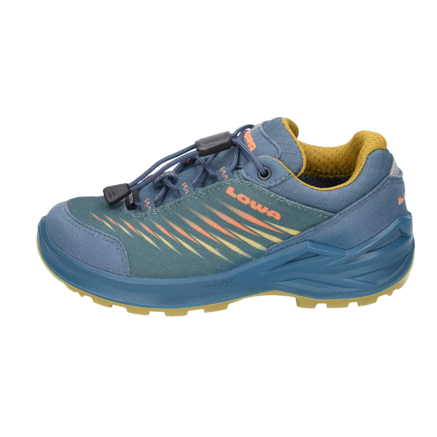 Lowa Zirrox II GTX LO JR Petrol Senf blau Bild 3