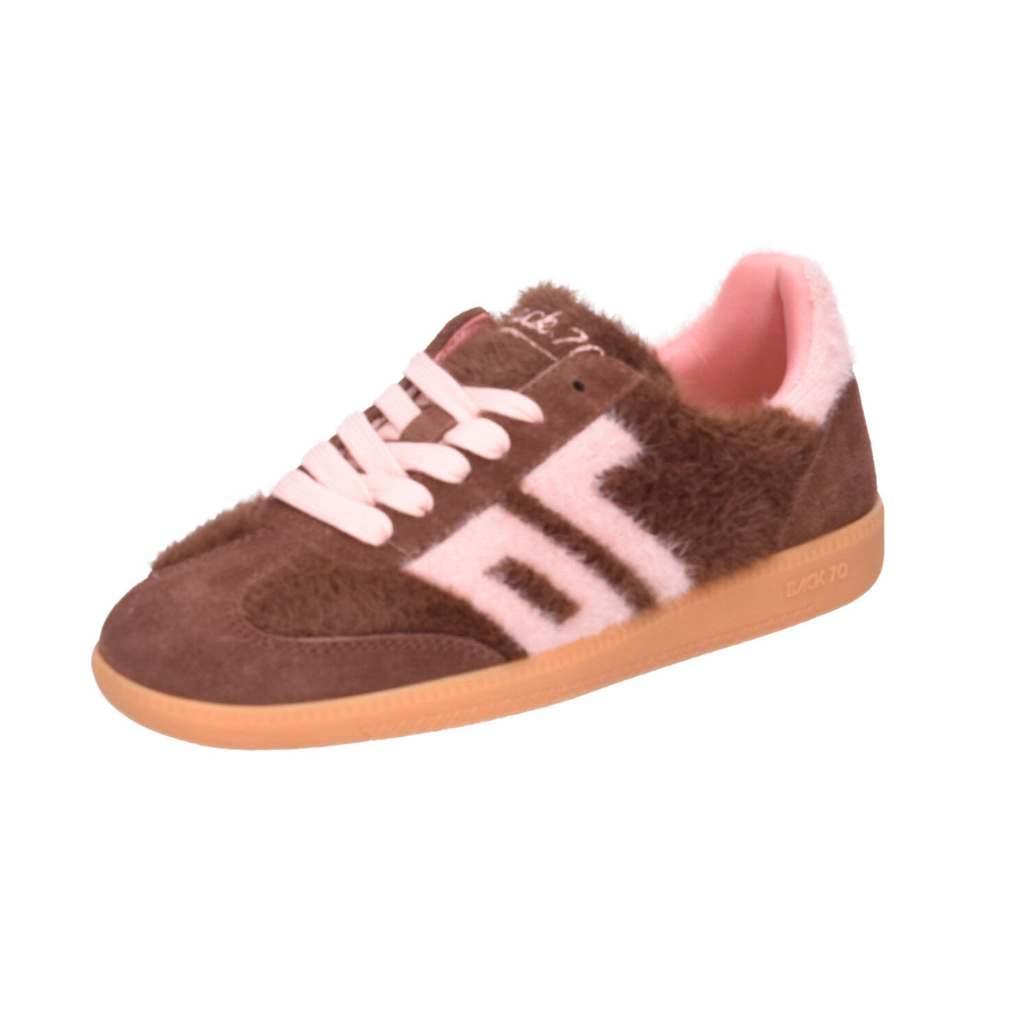 BACK 70 Retro Sneaker Coffee Rose Suede Mohair braun