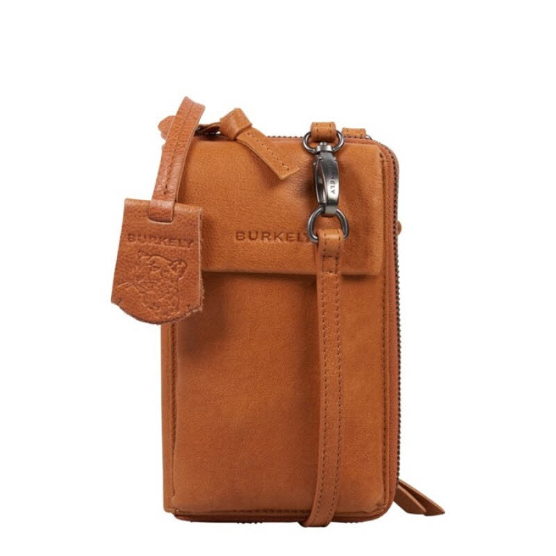 Burkely Phonewallet Cognac braun