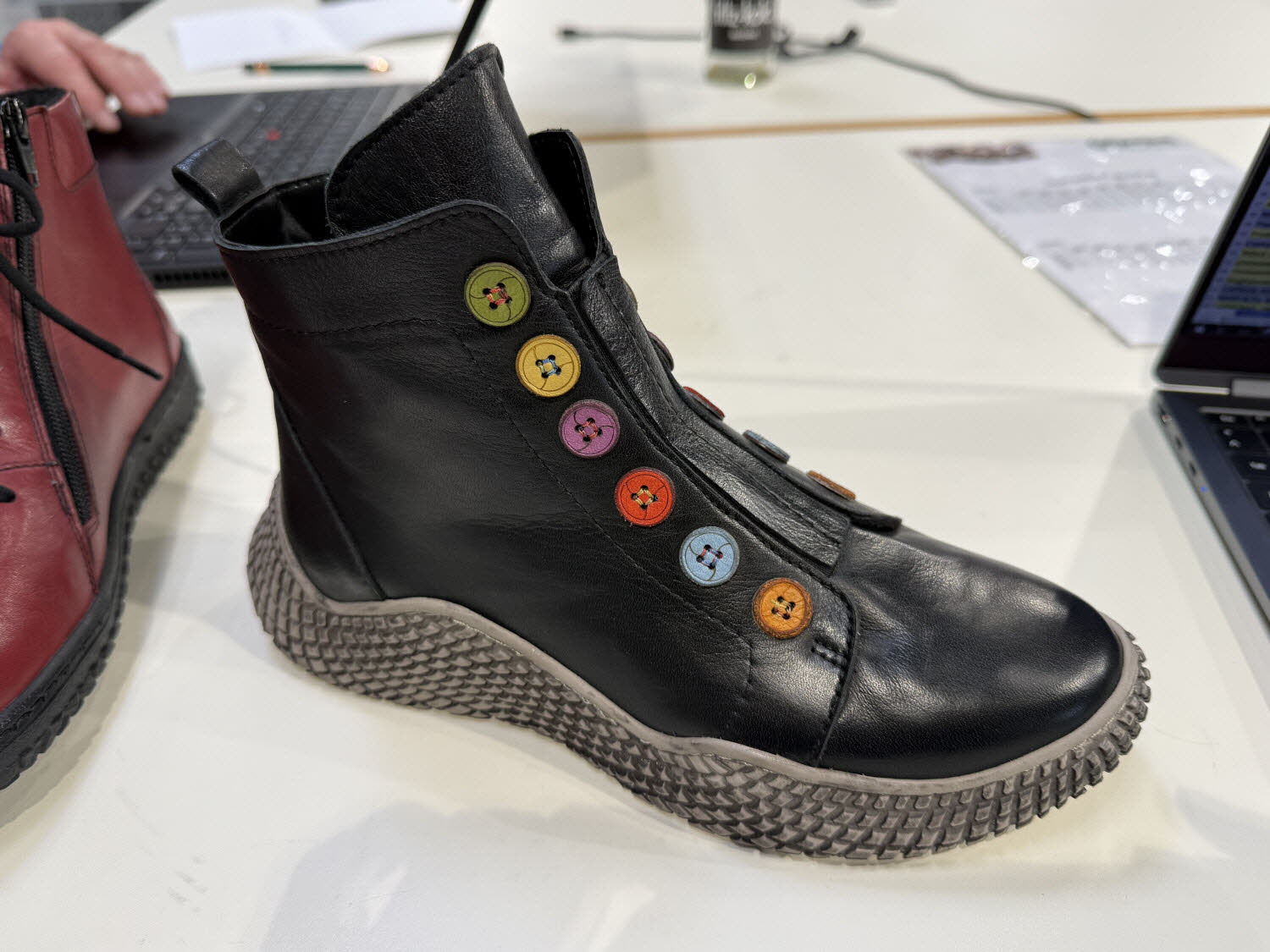 Gemini Boots Black Leather schwarz