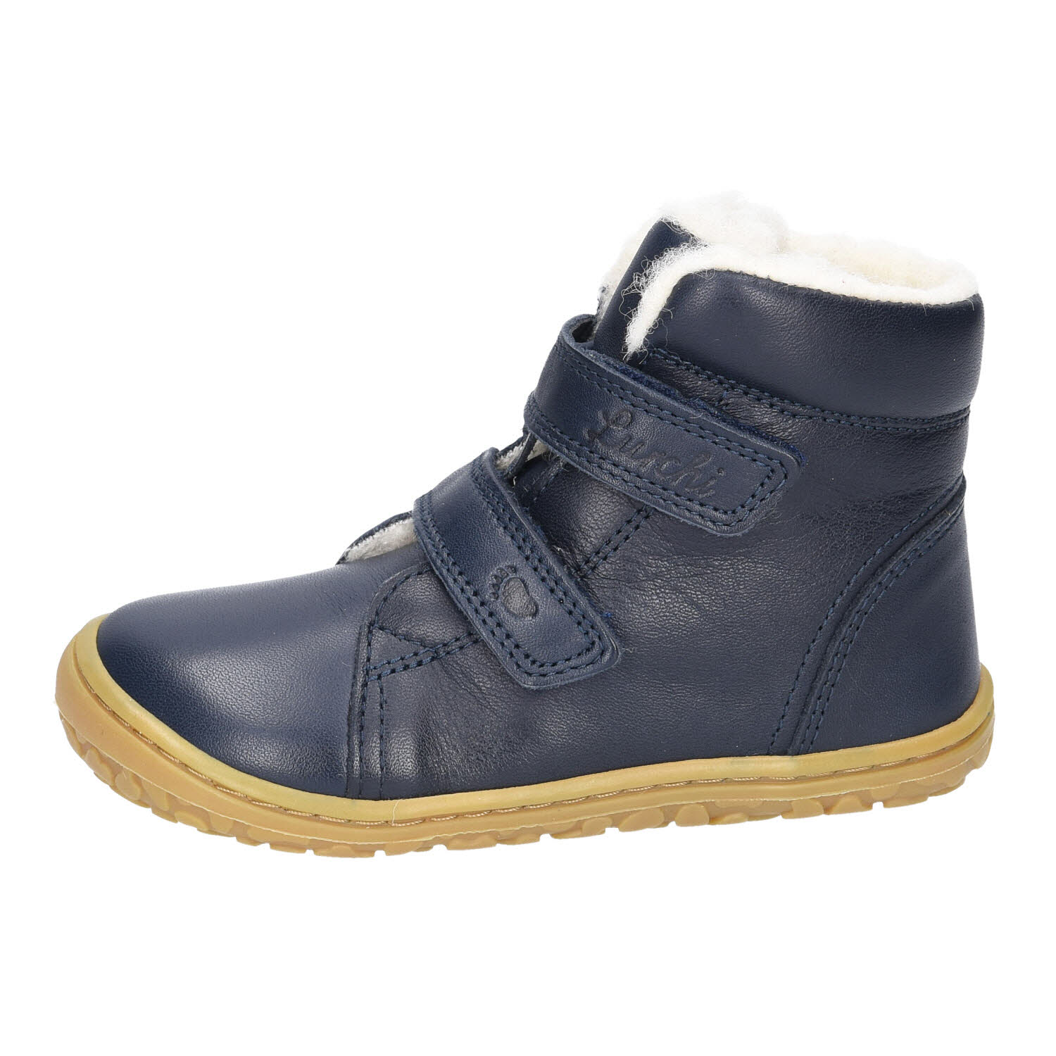Lurchi NIK warm Barfuß Nappa Navy blau WMS-Mittel Bild 2