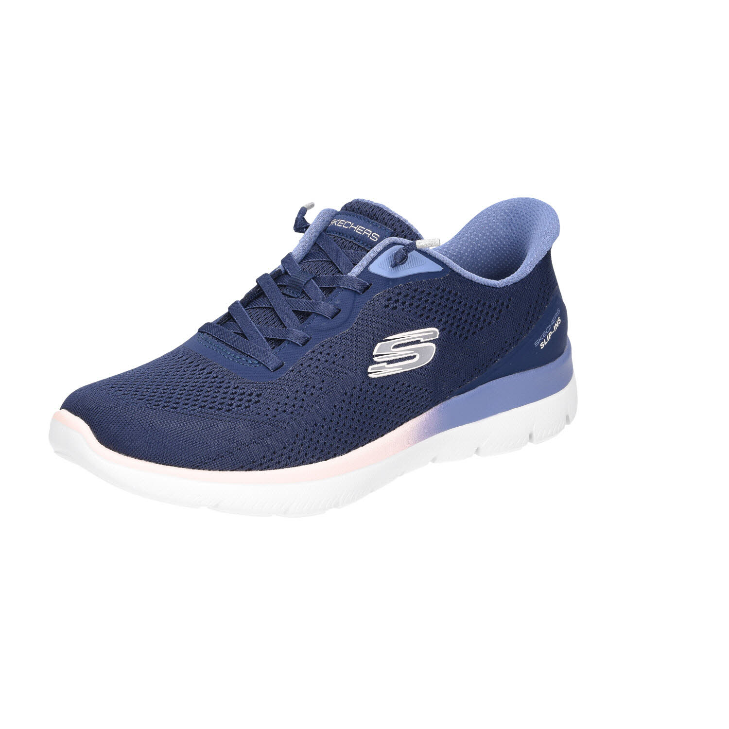 Skechers SUMMITS Slip-Ins Waschbar Vegan blau