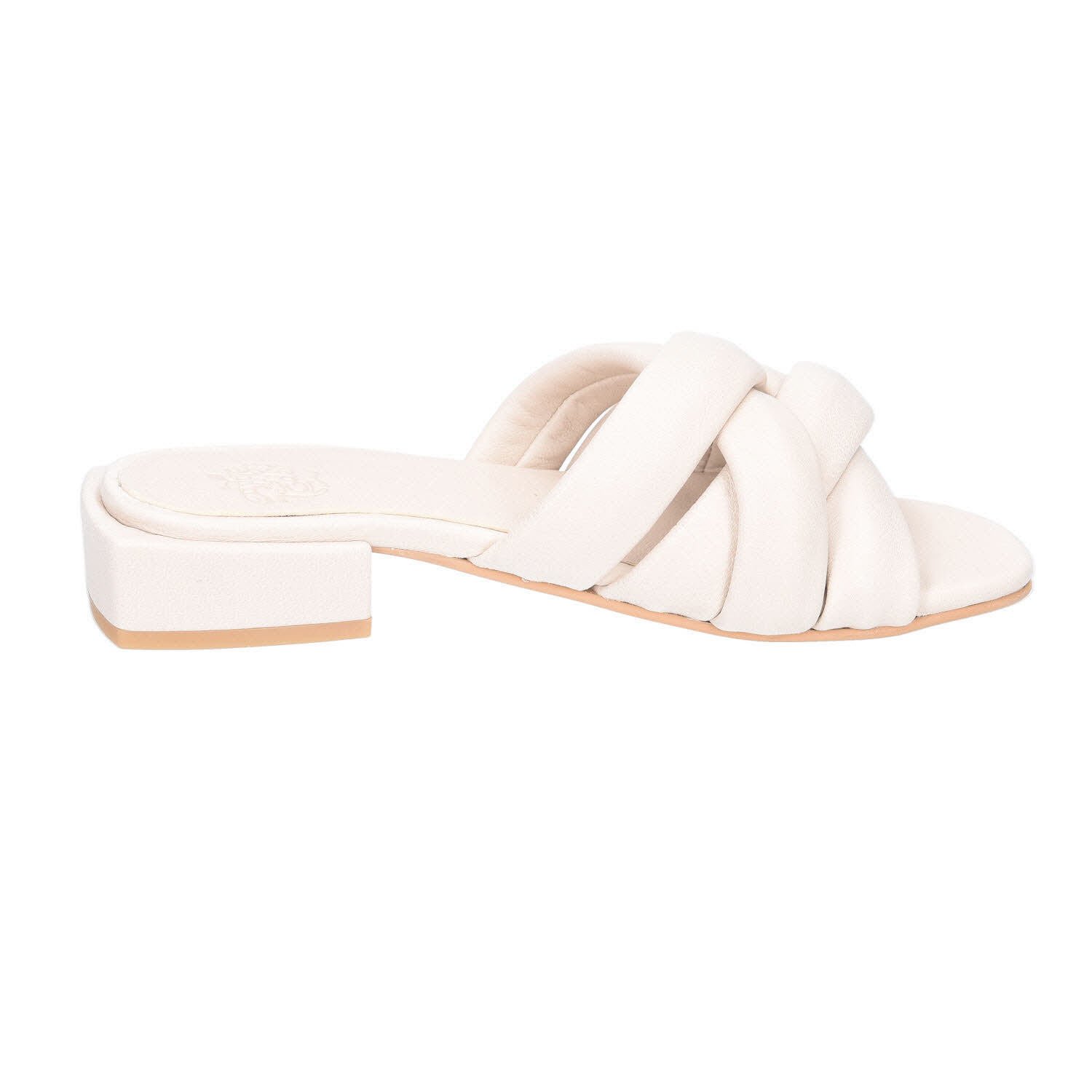 Apple of Eden June Slides Ivory beige