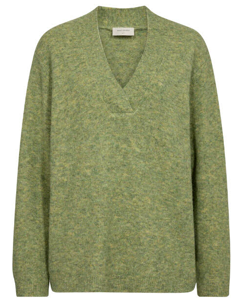 FREE/QUENT GRSEVALIN Pullover Fern Melange grau
