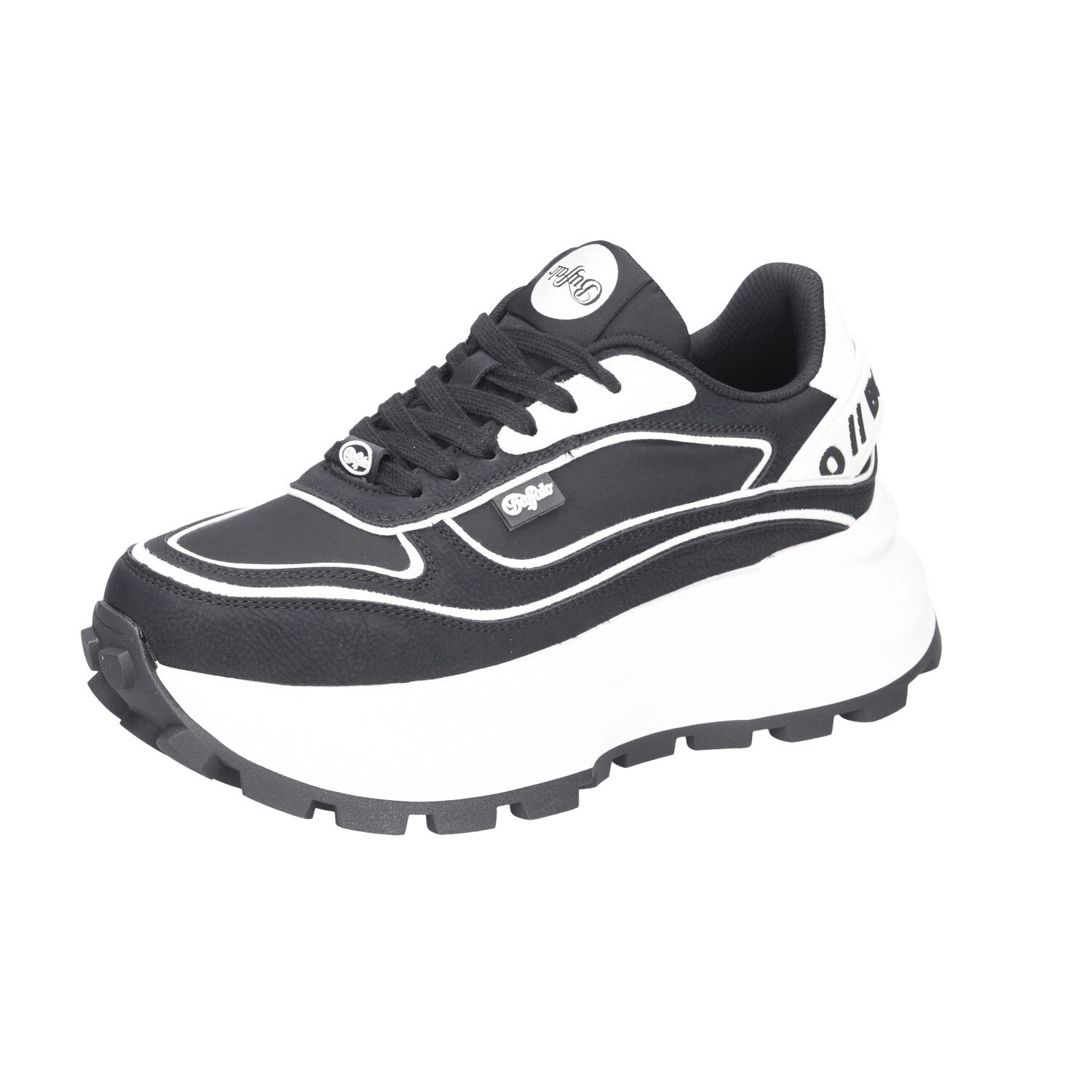 Buffalo Manhatten One Sneaker Vegan Nappa Black schwarz
