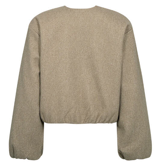 FREE/QUENT Yanna Blouson Ballon Silver Mink beige Bild 2