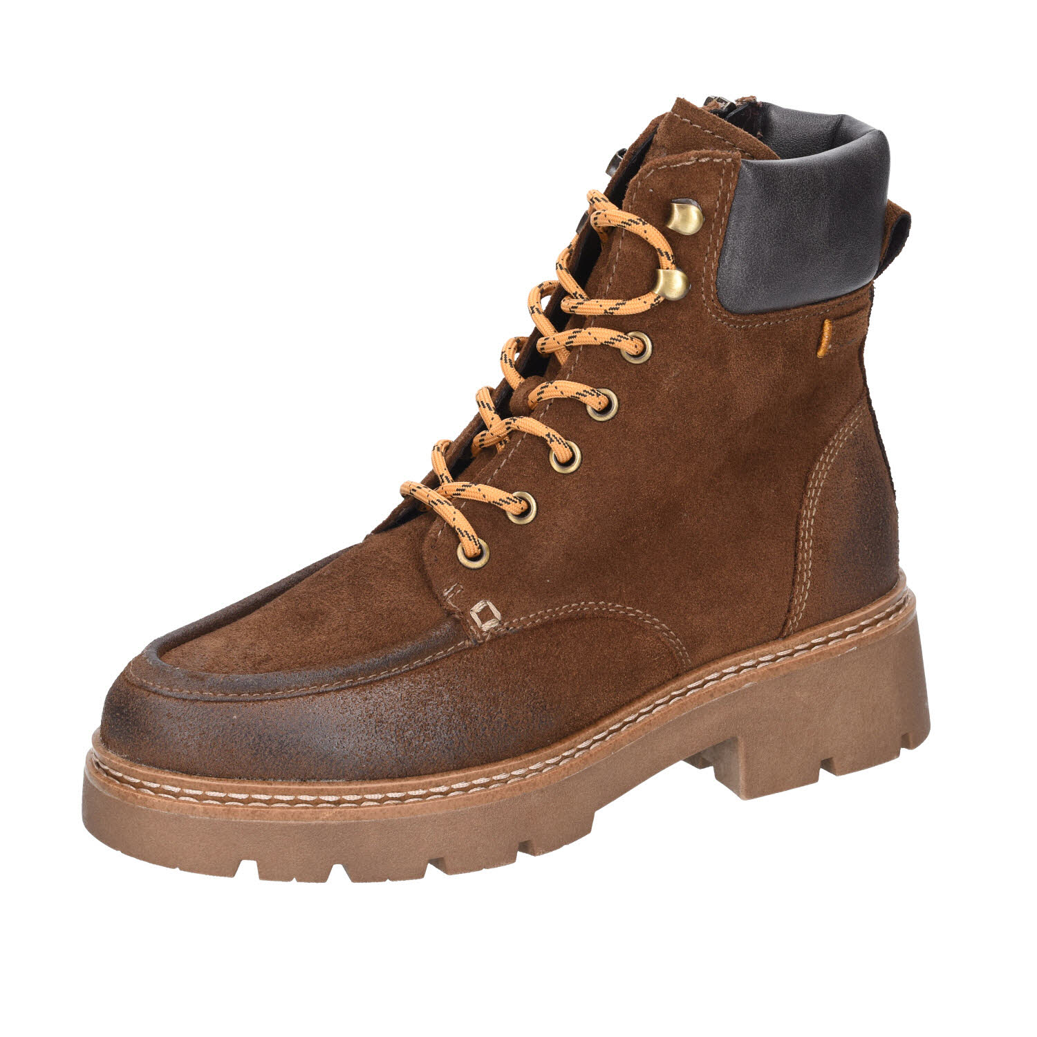 Tamaris Boots Leder Camel braun