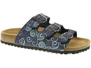 Idana Pantoletten Blue Multi blau