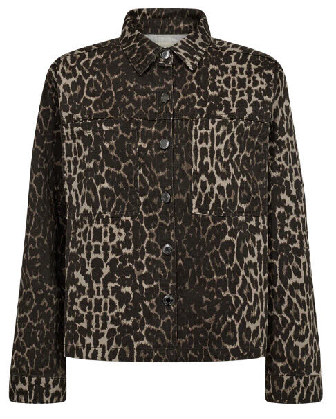 FREE/QUENT Rinna Jacket Leo Oyster Gray braun