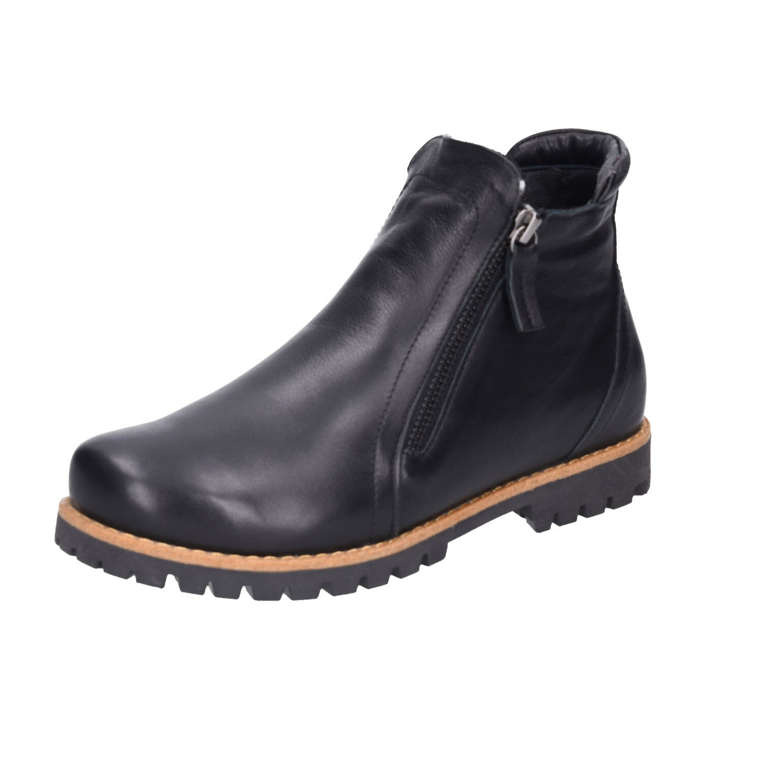 Andrea Conti Stiefelette Leder schwarz