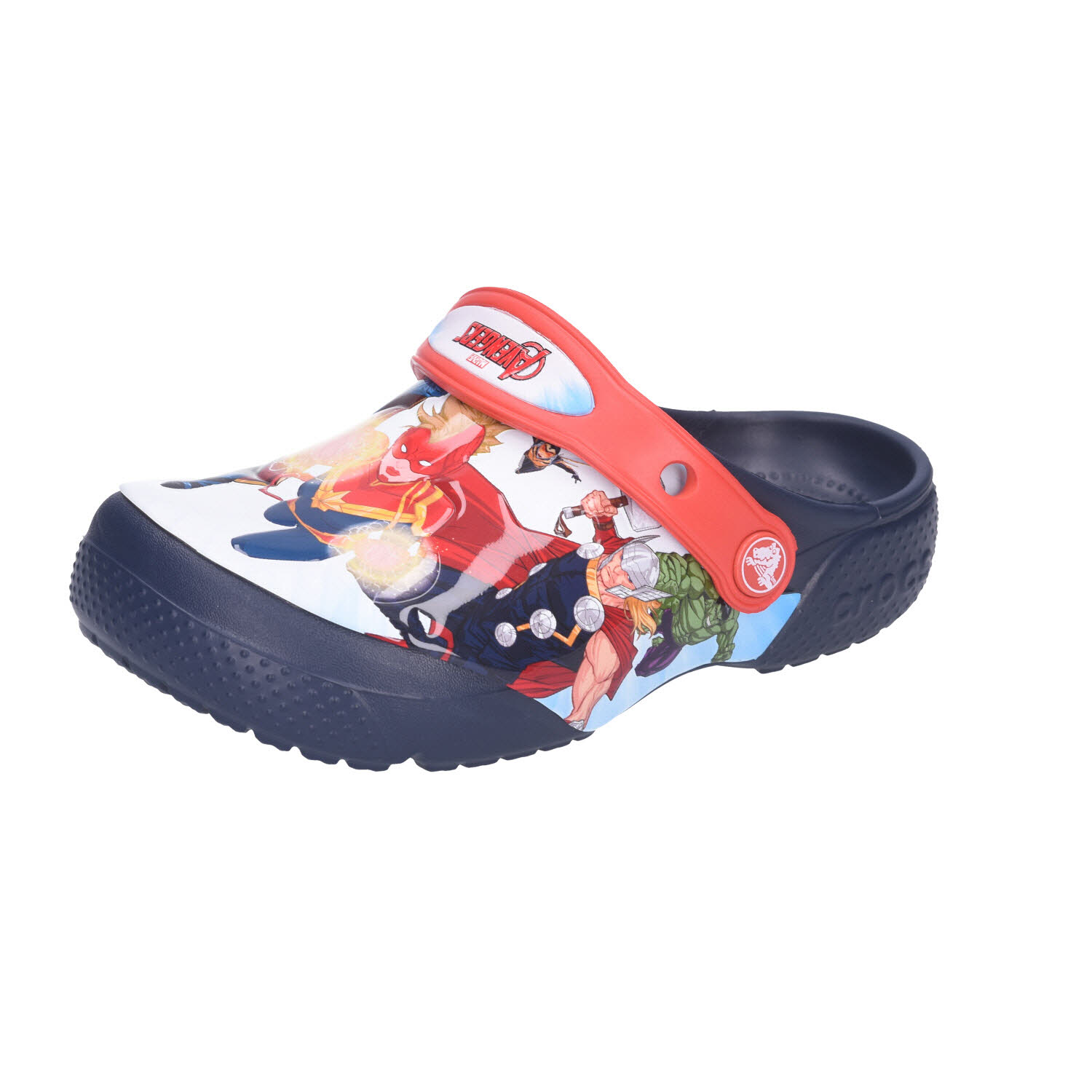 Crocs FL Avengers Patch Clog Navy blau