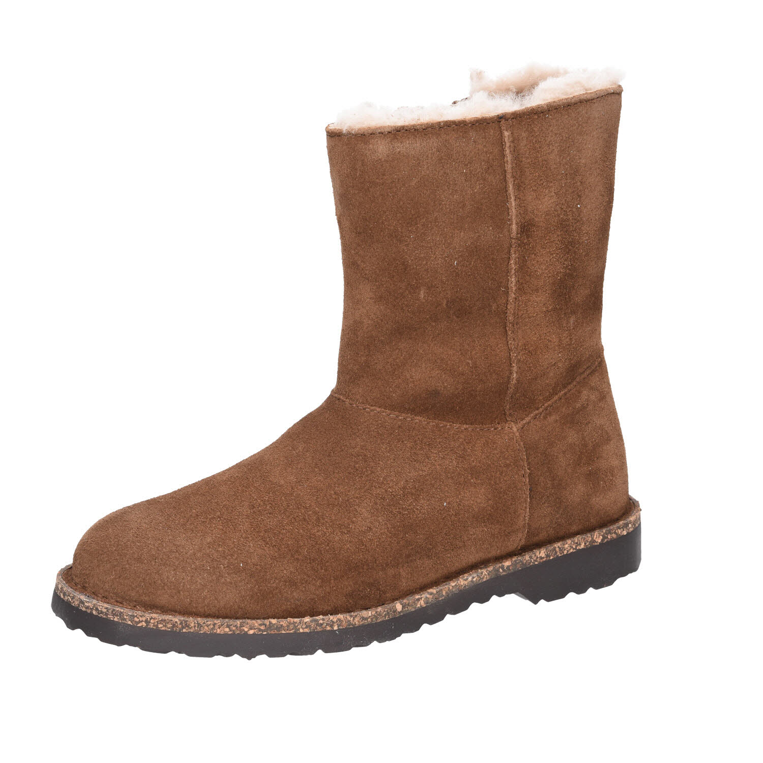 Birkenstock Uppsala Zip Shearling Dark Tea braun Birkenst schmal