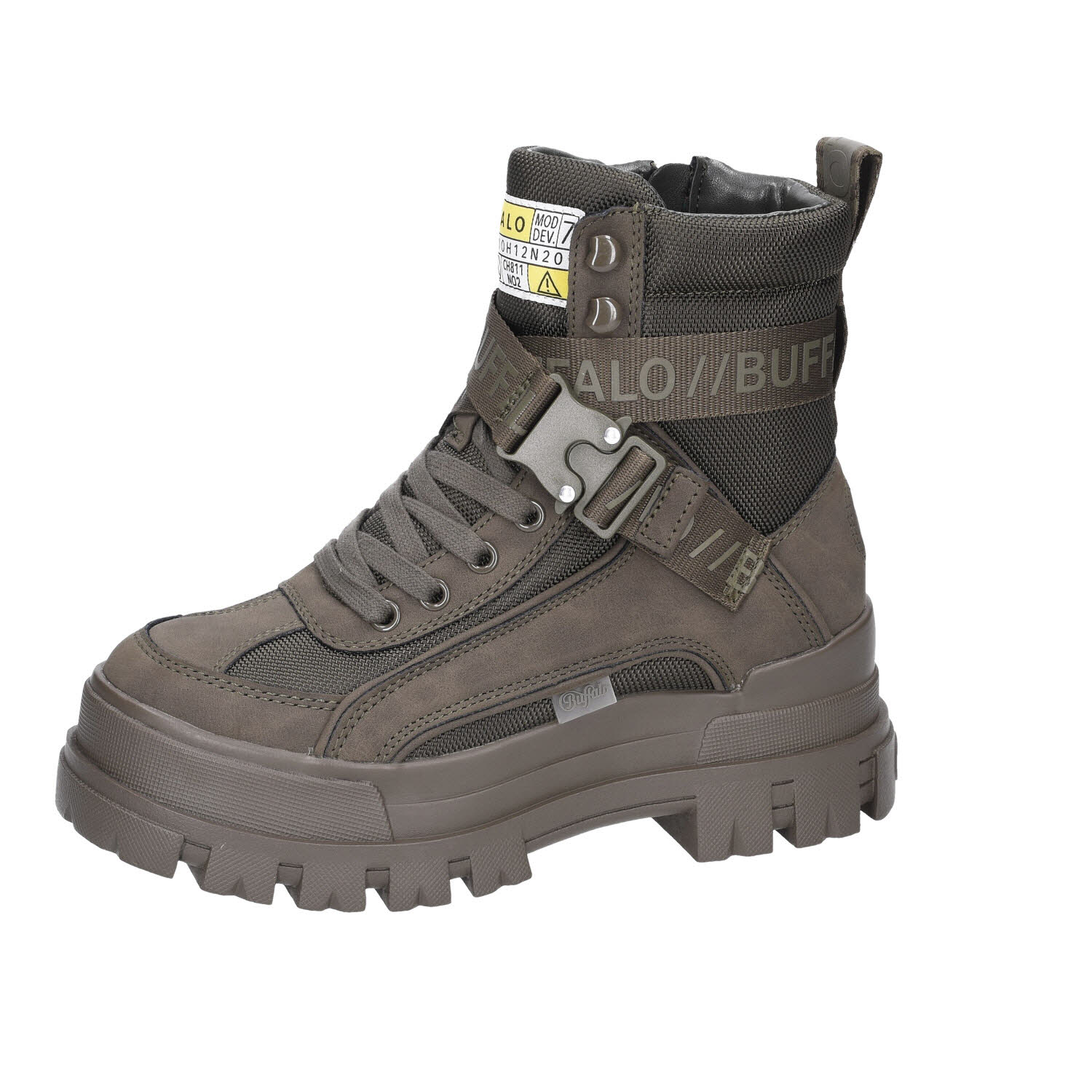 Buffalo ASPHA COM1 LACEUP MID - VEGAN,KHAKI grün Bild 5