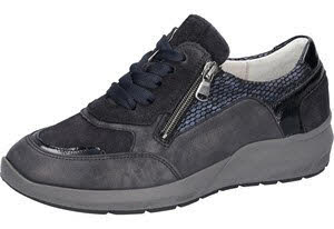 Waldläufer M-Tonia Weite M Stretch Marine/Notte blau Weite M