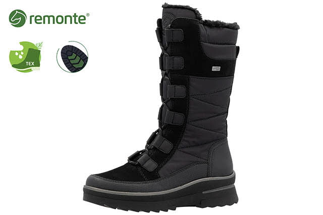 Remonte Winterstiefel Ice Grip Tex Weite G+ schwarz Weite G