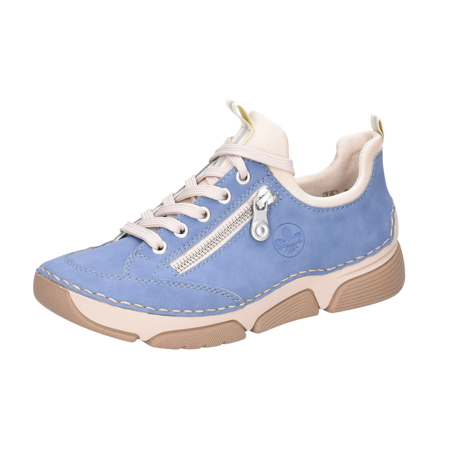 Rieker Sneaker Slip-In Blue blau Weite F 1/2