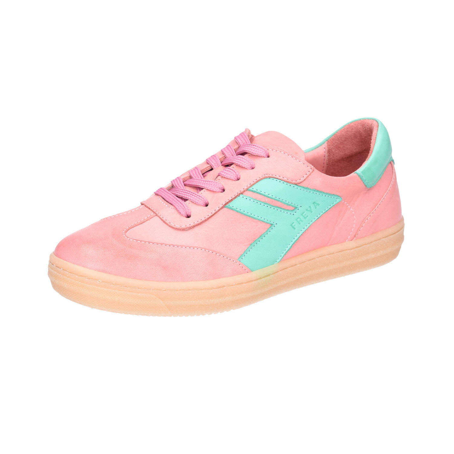 Andrea Conti Retro Sneaker Rosa Smaragd rot