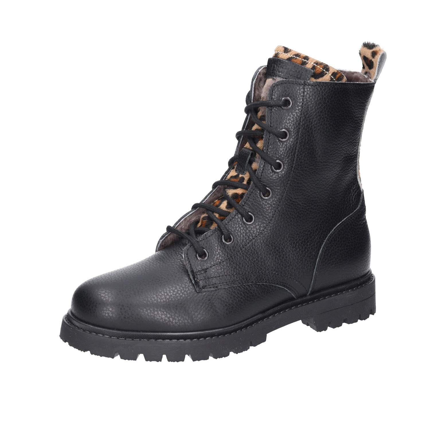 Mjus Boot Lammfell Ram Nero schwarz
