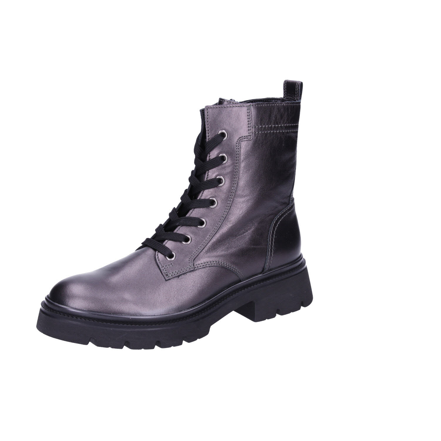 Gabor City Flausch Boots Antiksilber Silber Weite F