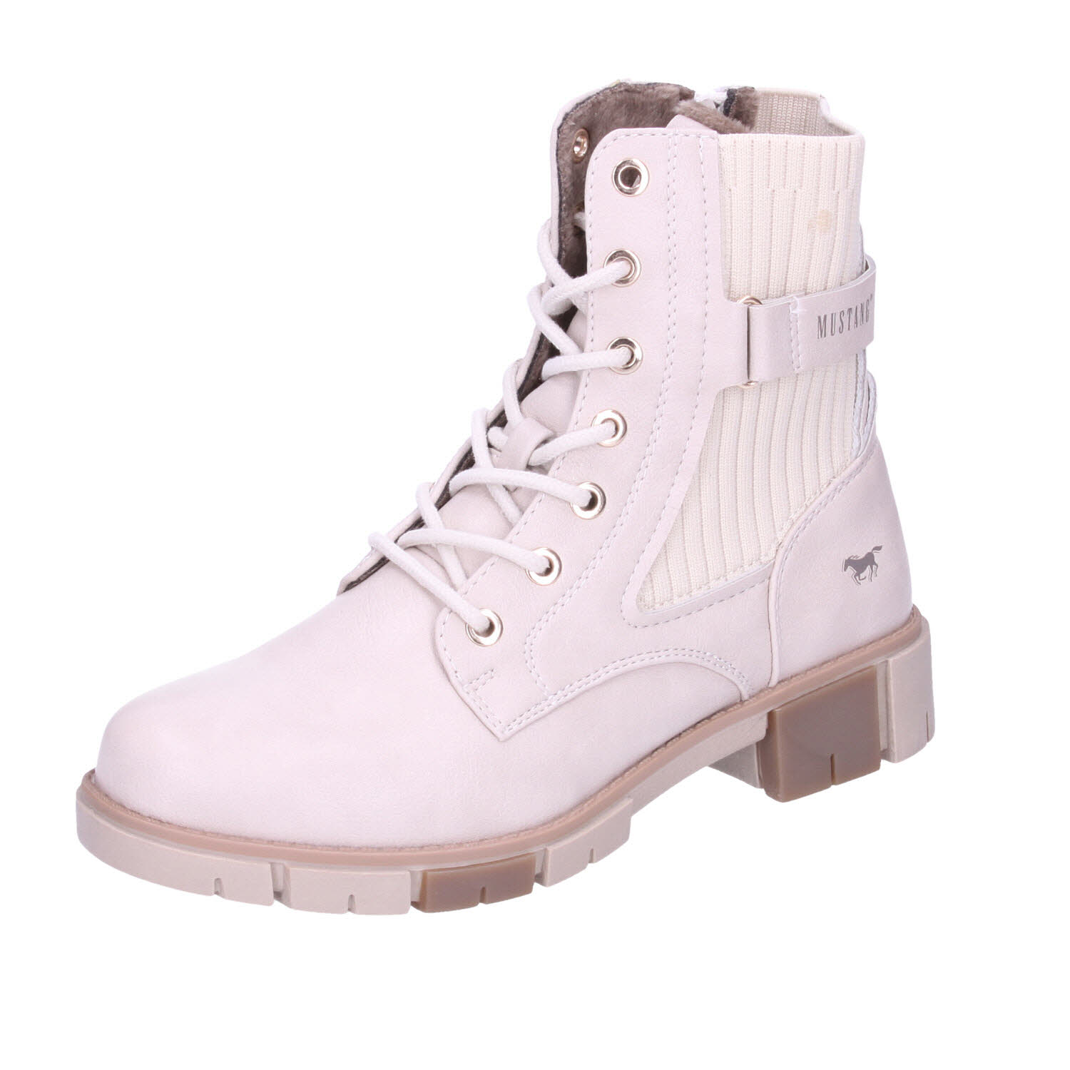 Mustang Damen Boot Ivory beige