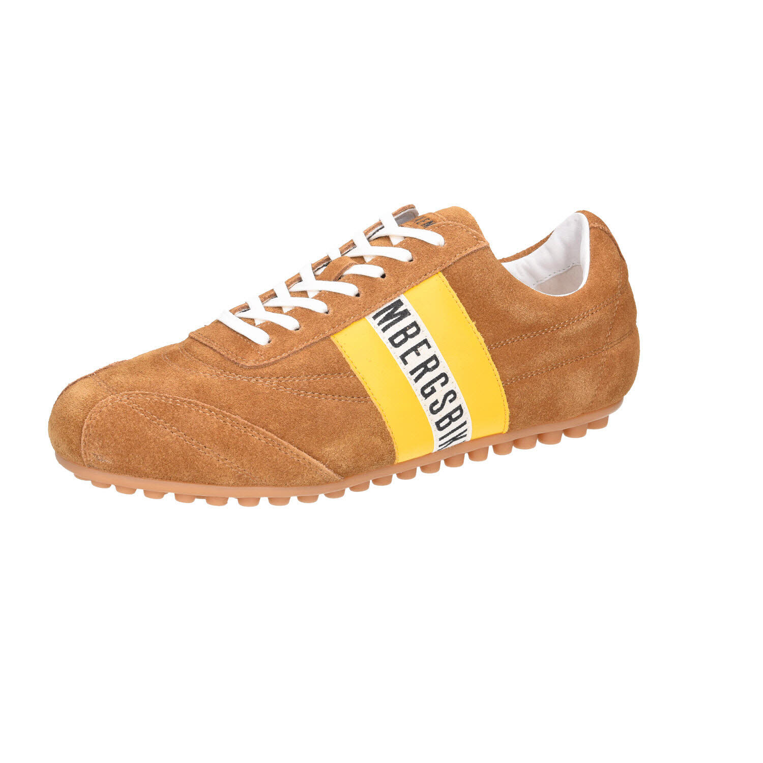 BIKKEMBERGS Retro Sneaker Men Brown Suede braun