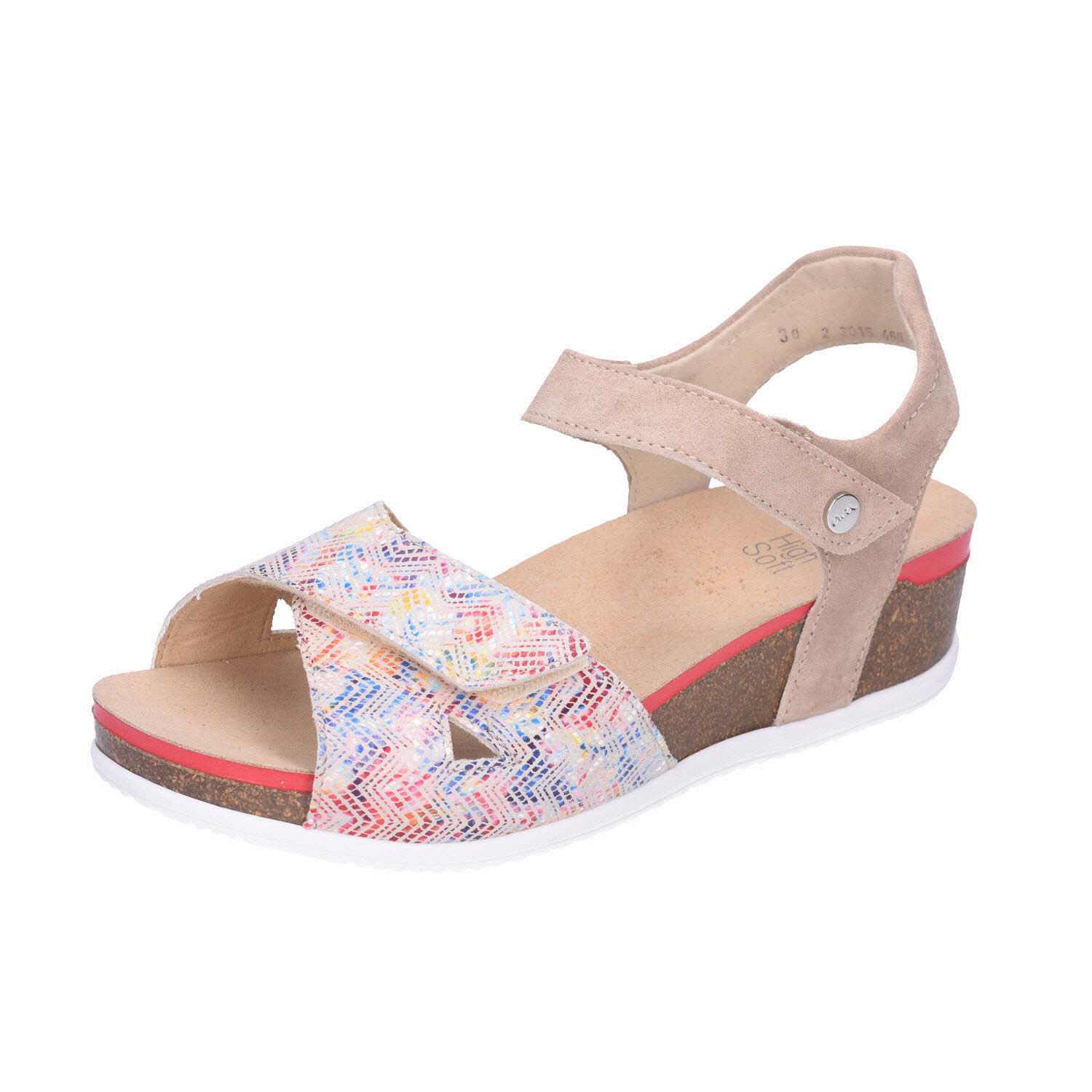 Ara NORDERNEY Weite G Velourleder Multi mehrfarbig Weite G