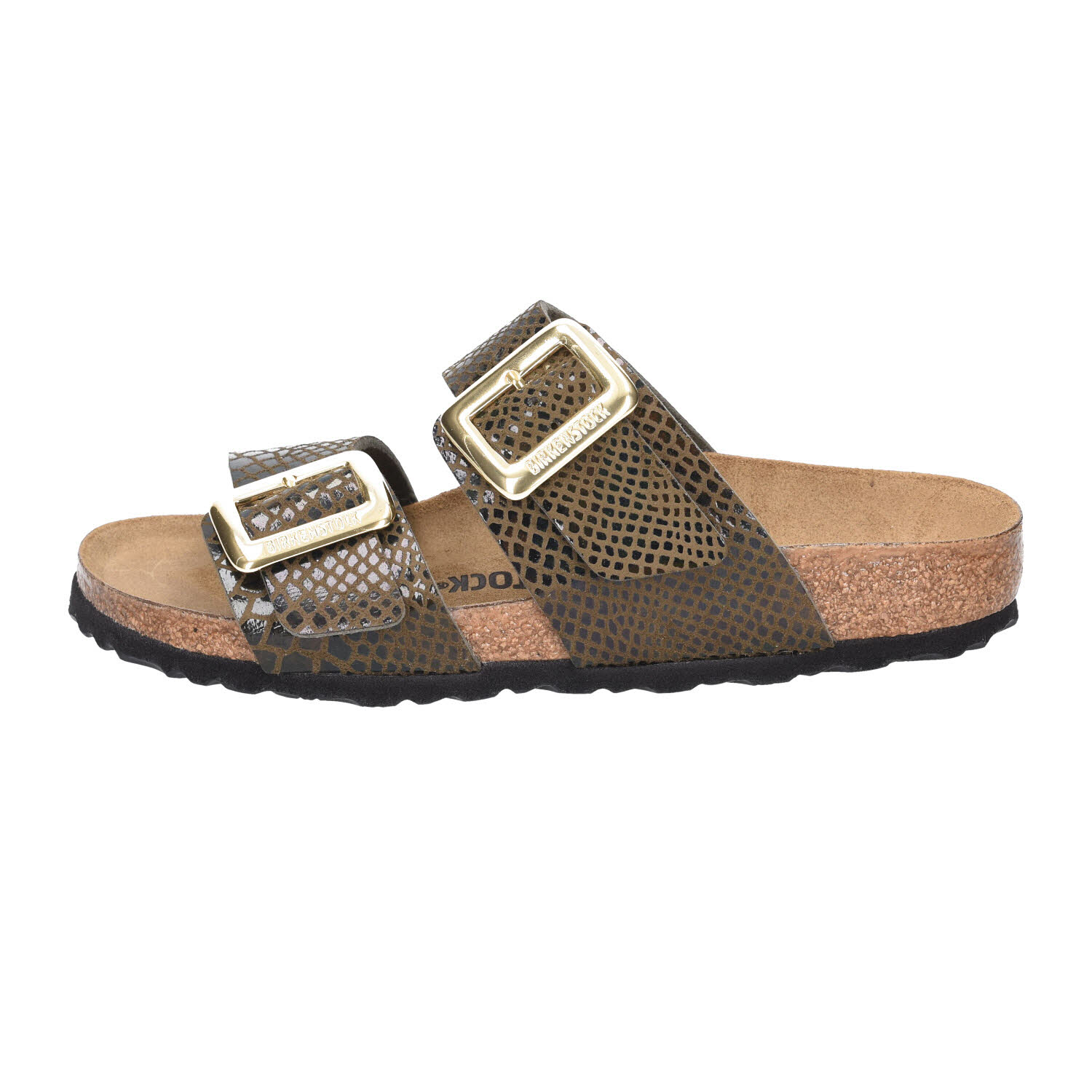 Birkenstock Sydney CB SYN Shiny Snake Sage grün Birkenst schmal Bild 2