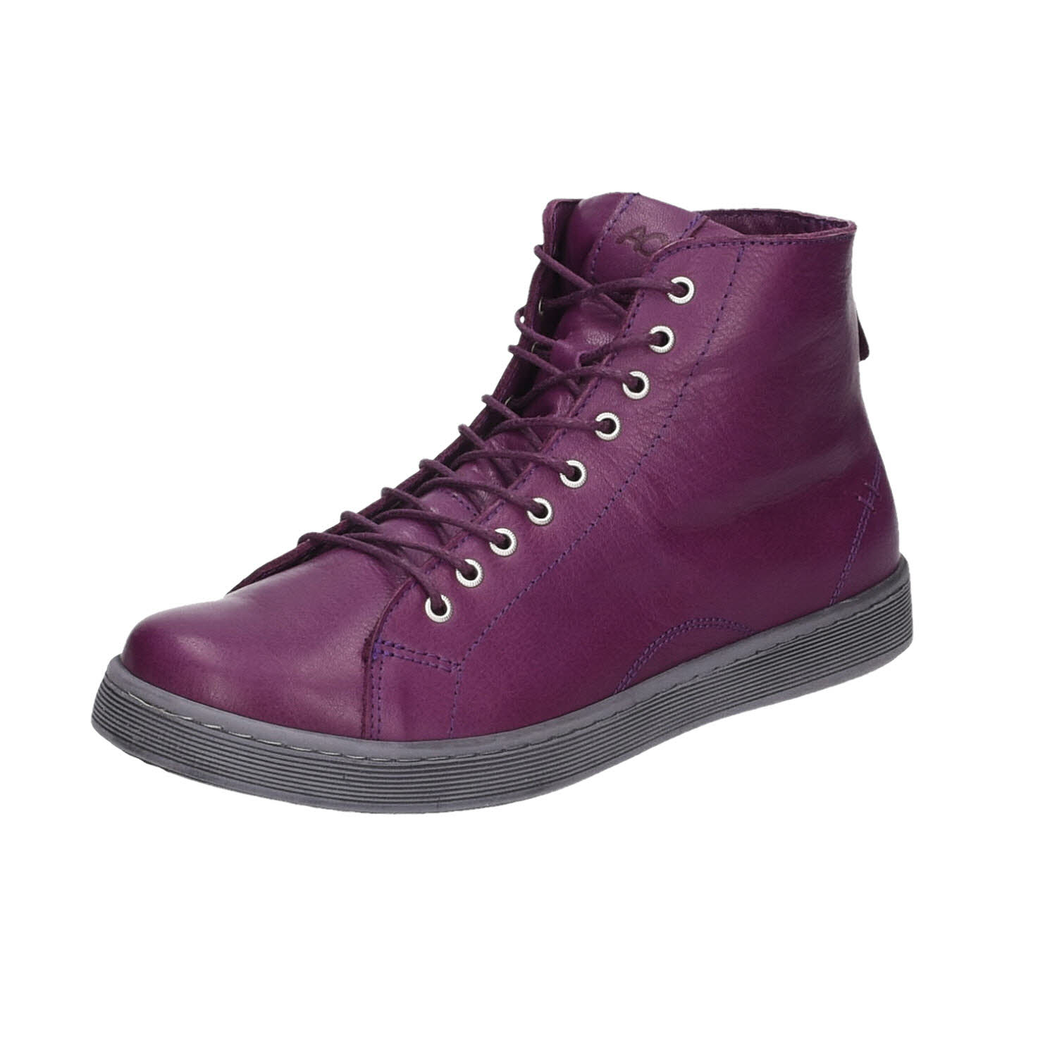 Andrea Conti Sneaker Leder Pflaume violett