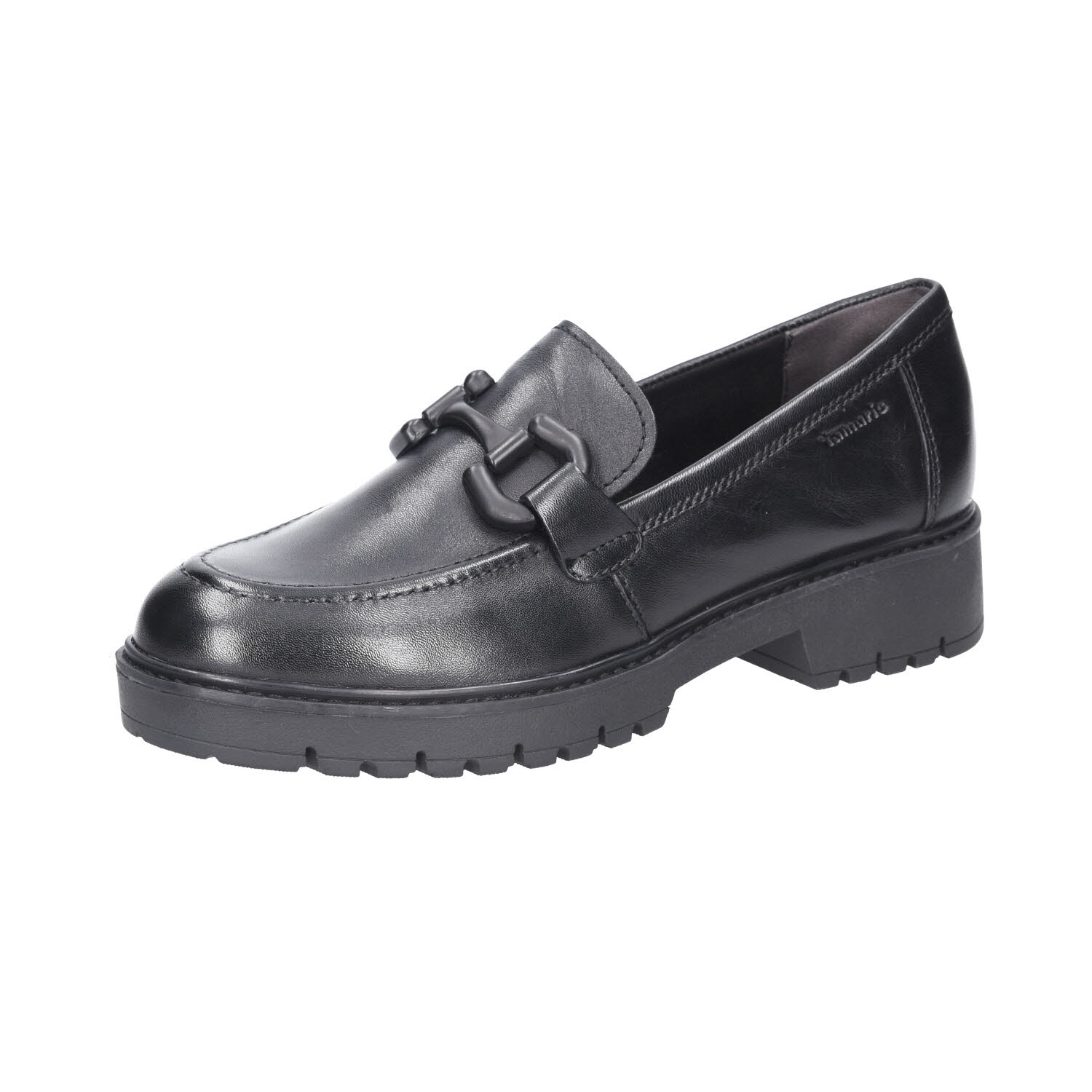 Tamaris Loafer Black Leder schwarz