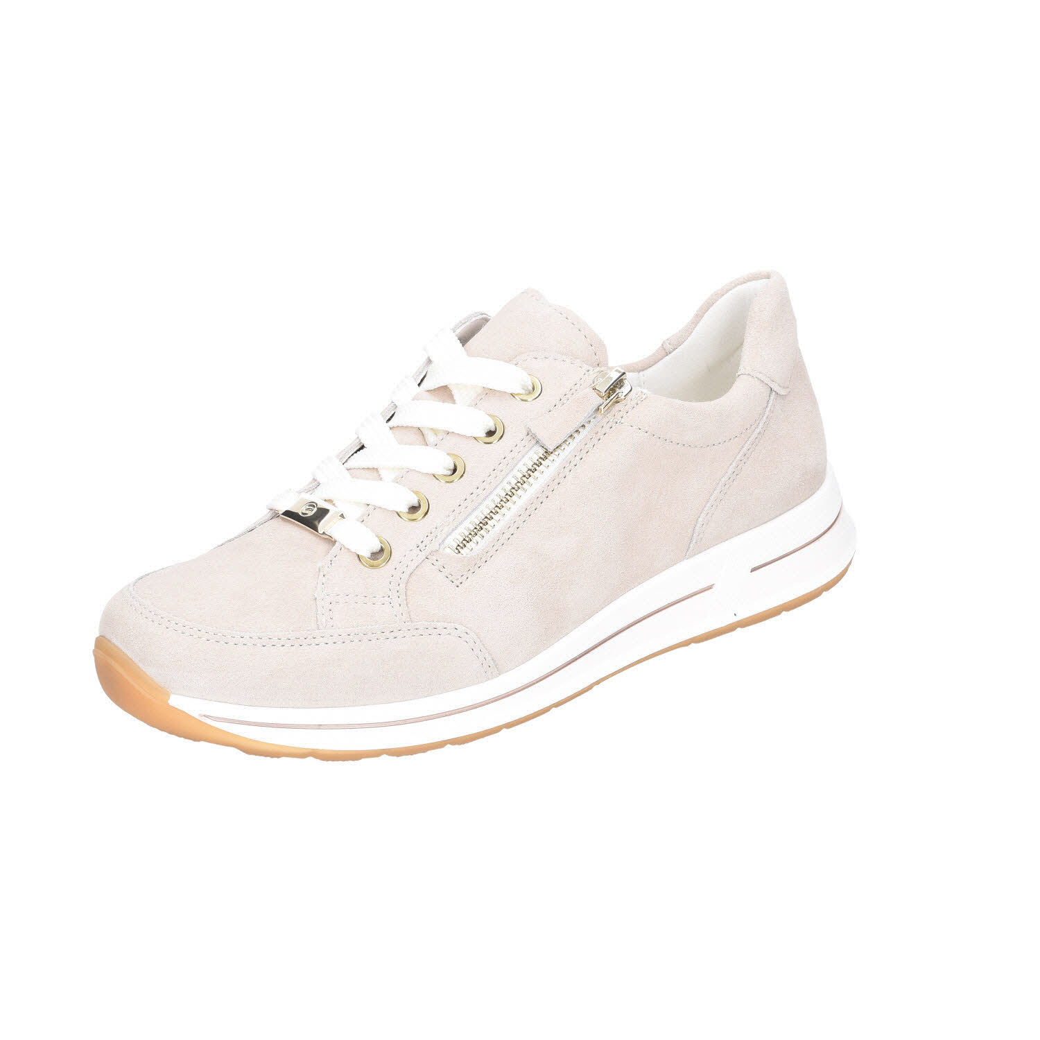 Ara Osaka Sneaker Kalbsleder Shell grau Weite H