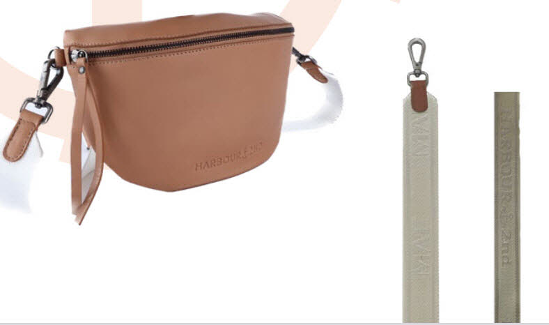 Harbour 2nd Beltbag EVI Baby Flamingo Leder pink