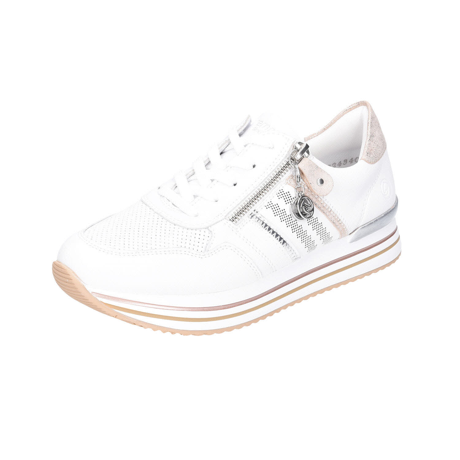 Remonte Sneaker ELLE Collection White Gold weiß Weite G