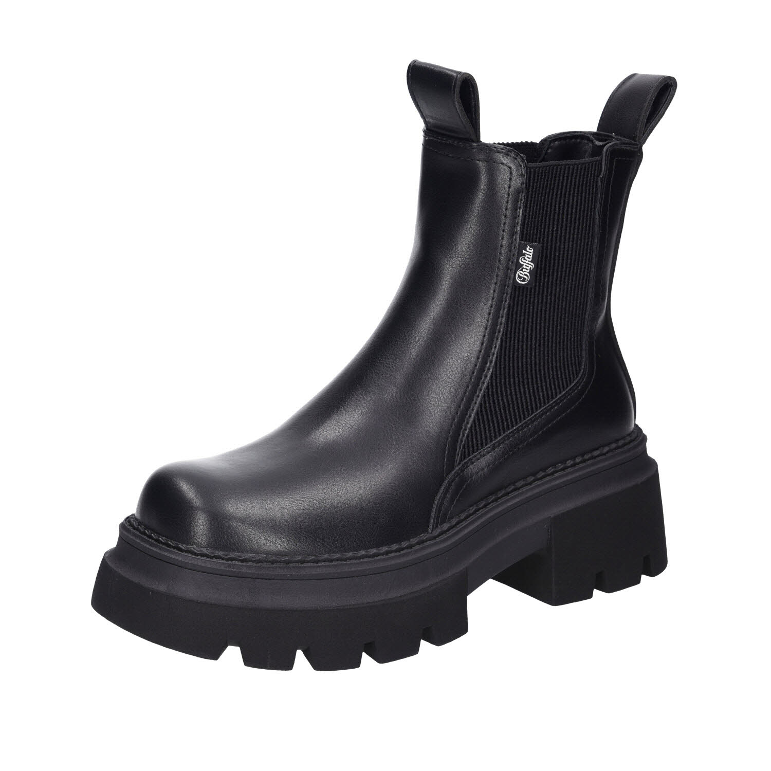Buffalo Mave Chelsea Vegan Box Black schwarz
