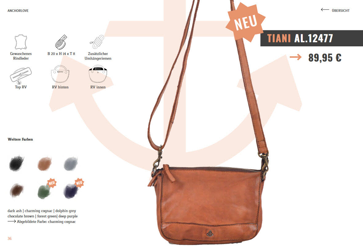 Harbour 2nd Tiani cognac braun