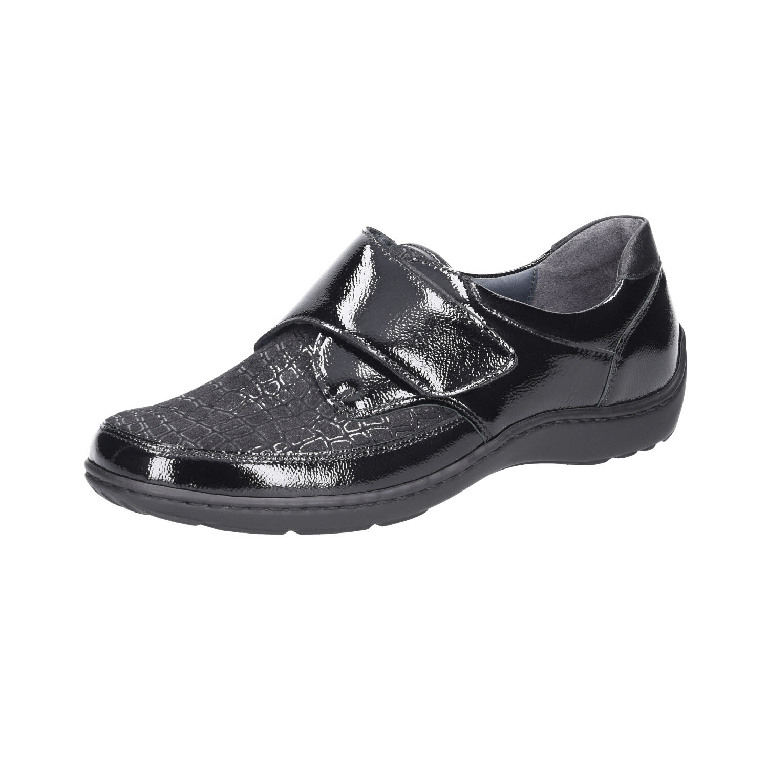 Waldläufer Henni Weite H Stretch schwarz Weite H