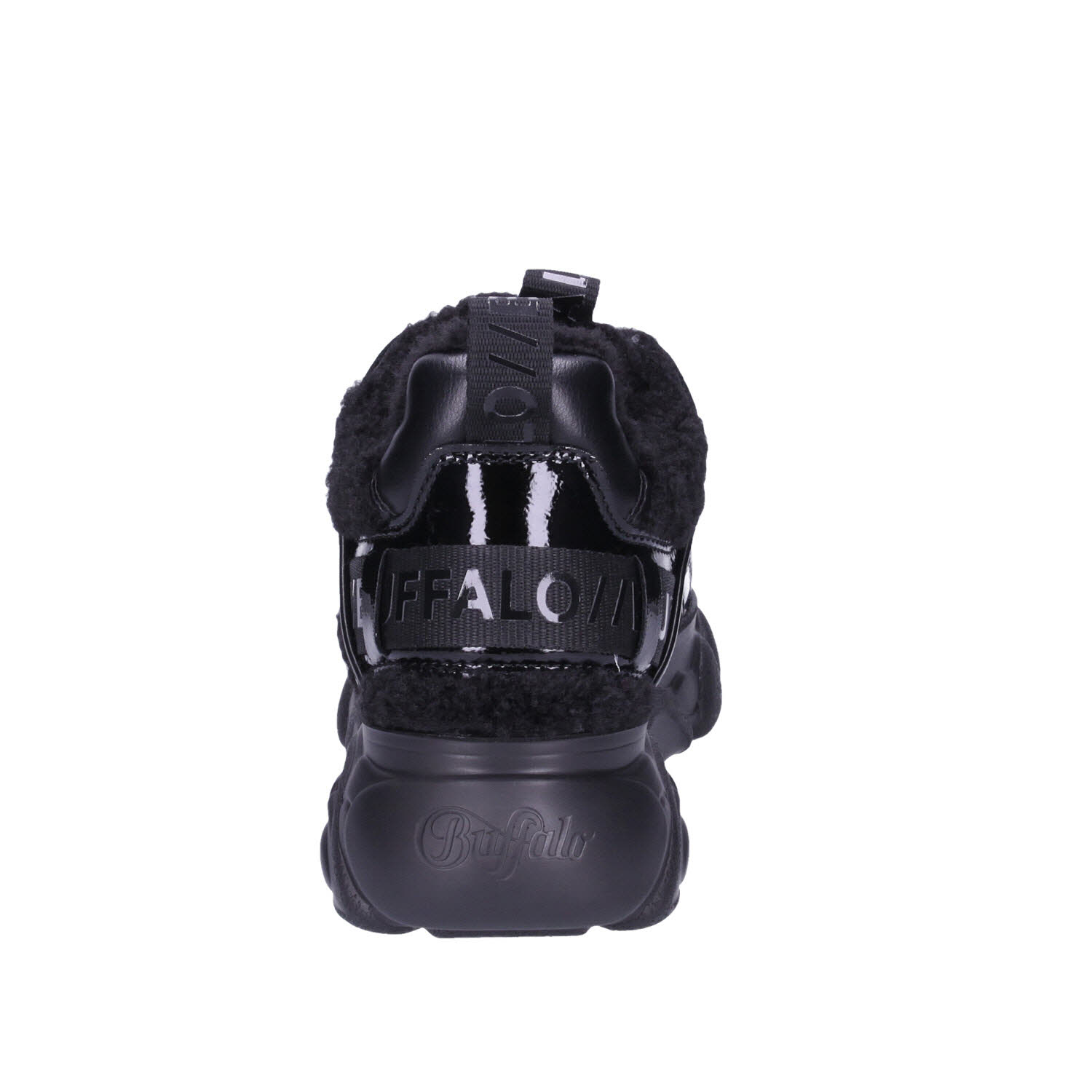 Buffalo CLD Chai Warm Vegan Patent Fur Black schwarz Bild 3
