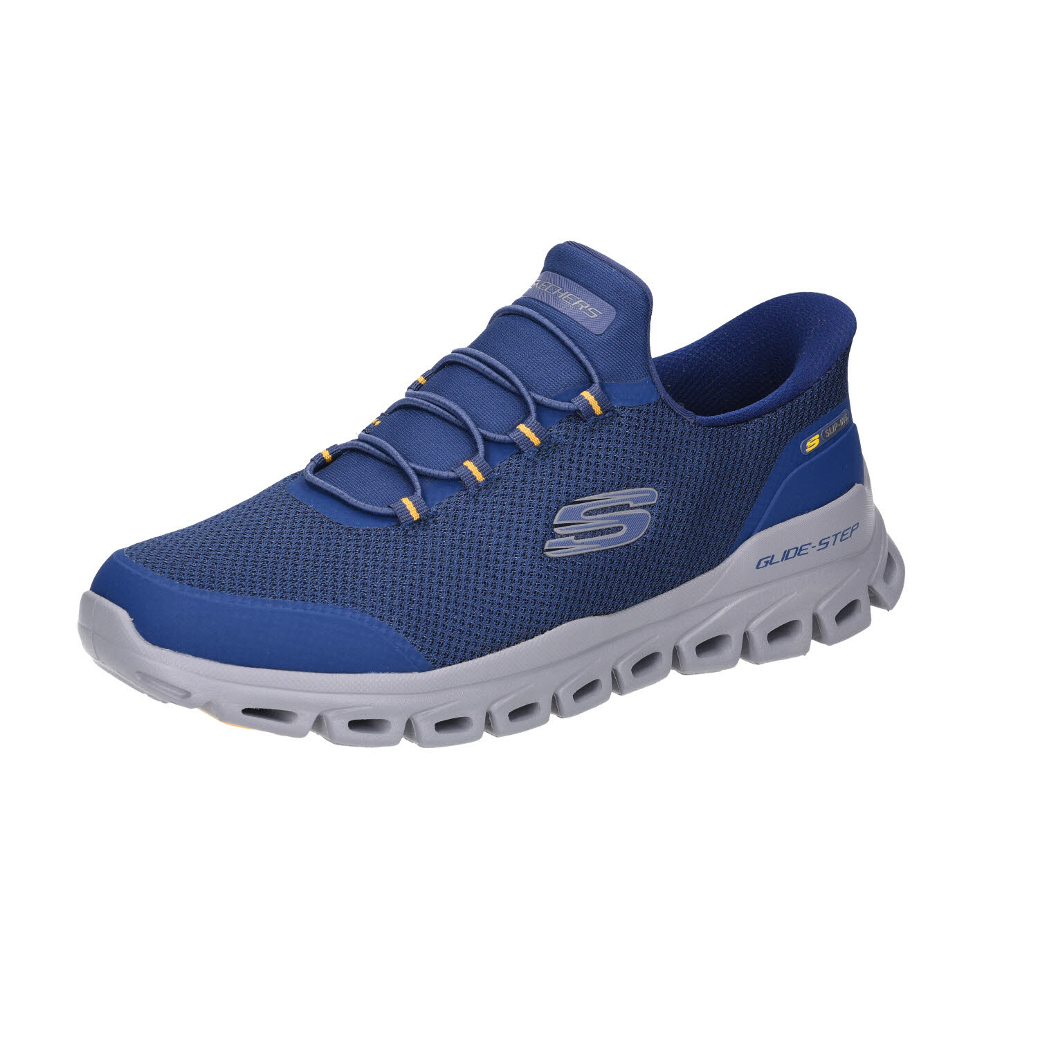 Skechers GLIDE-STEP Slip Ins waschbar vegan blau