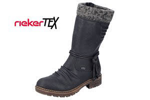 Rieker Stiefel warm Tex schwarz Weite F