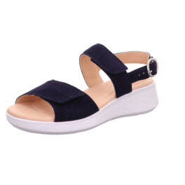 Legero Swing Sandale Tempsta Velourleder blau Weite G